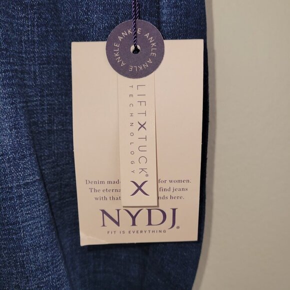 NYDJ Ankle Jeans Dark Wash Pull-On Pants Women's Size 22W NWT - Picture 5 of 12
